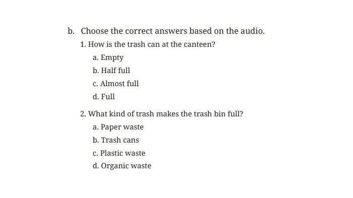 Kunci Jawaban Bahasa Inggris Kelas 8 SMP/MTs Hal 135 Kurikulum Merdeka, Worksheet 3.2: Comic Strip