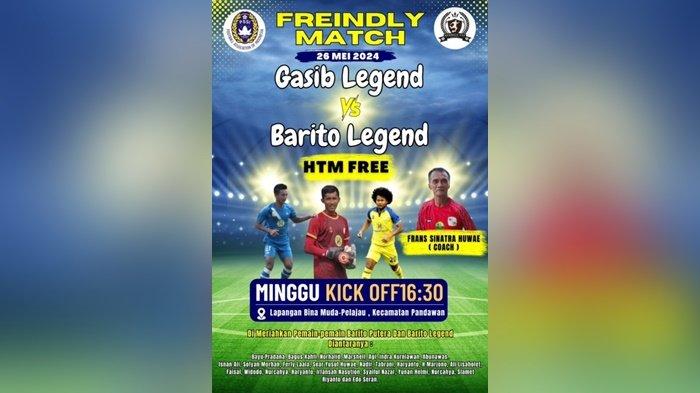 Jelang Kemboja Cup Ke-17, Bayu Pradana Hadir di Laga Persahabatan Barito Legend vs Gasib