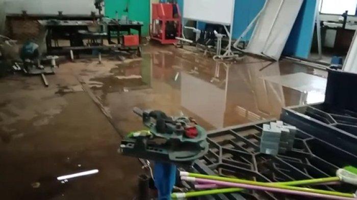 Workshop Las BLK Kabupaten Tanahlaut Kebanjiran, Begini Langkah Disnakerind