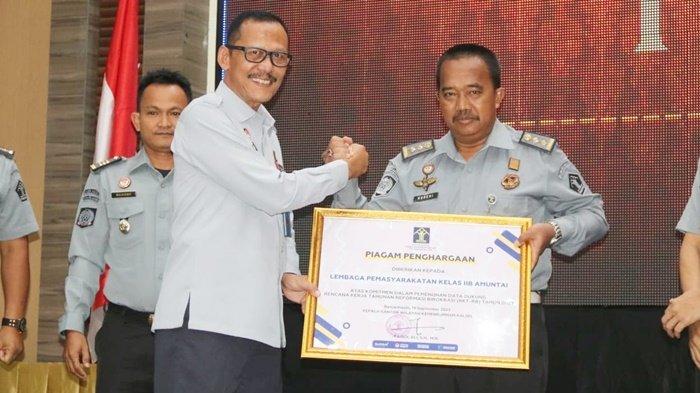 Integritas Tinggi dalam Pelayanan, Lapas Kelas IIB Amuntai HSU Raih Penghargaan Kemenkumham Kalsel