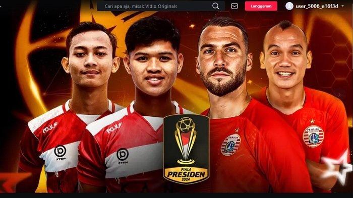 Live Gratis Indosiar! Link Streaming Madura United vs Persija Hari ini via TV Online Jam 19.30 WIB