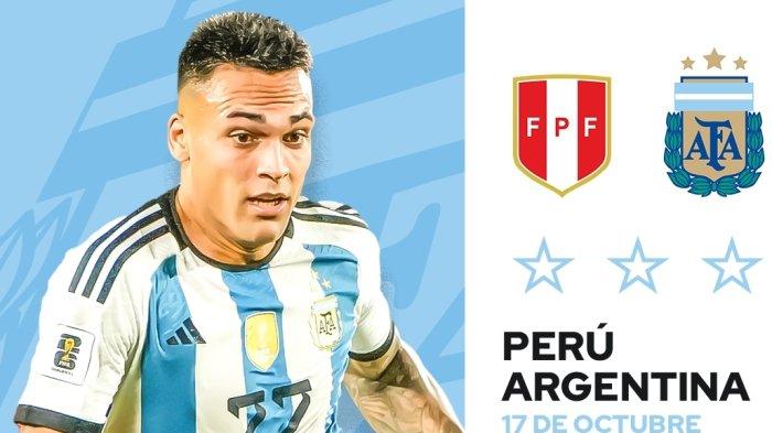 Link dan Cara Live Streaming Peru vs Argentina vs Paraguay via TV Online Pagi ini, Messi Ready