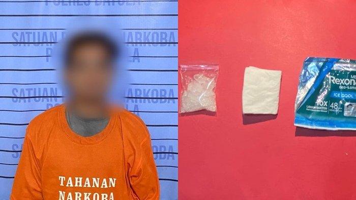 Bungkus Sabu dengan Tisu, Warga Banjarmasin Ini Tak Berkutik Saat Digeledah Personel Polres Batola