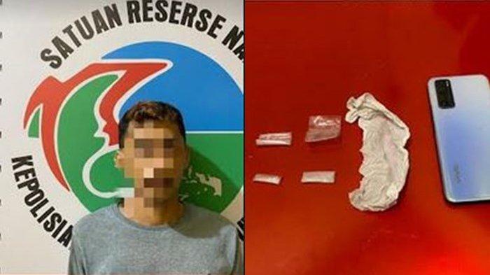 Digerebek di Sebuah Rumah di Gunung Antasari, Pria di Tanbu Terbukti Simpan 4 Paket Sabu