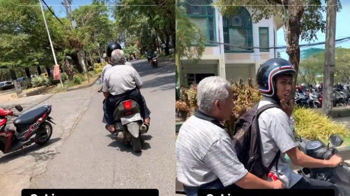 Viral Momen Manis Mahasiswa di Makassar Bawa Kakeknya ke Kampus Kala Kuliah, Alasannya Bikin Haru