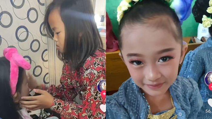 Viral Cara Make Up Siswa Kelas 1 SD di Cipanas Bak MUA Profesional, Hasilnya Bikin Takjub