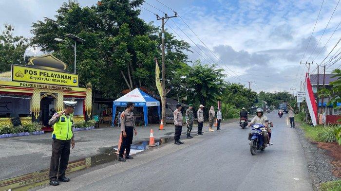 Hari Terakhir Libur Idul Fitri 2024, Arus Balik Lintasi Muara Tapus HSU Terpantau Lancar