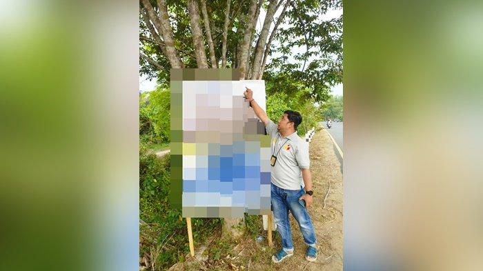 Pelanggaran pada Alat Peraga Kampanye Pemilu 2024, Panwaslu Barabai: Bila Terulang, Kami Tertibkan