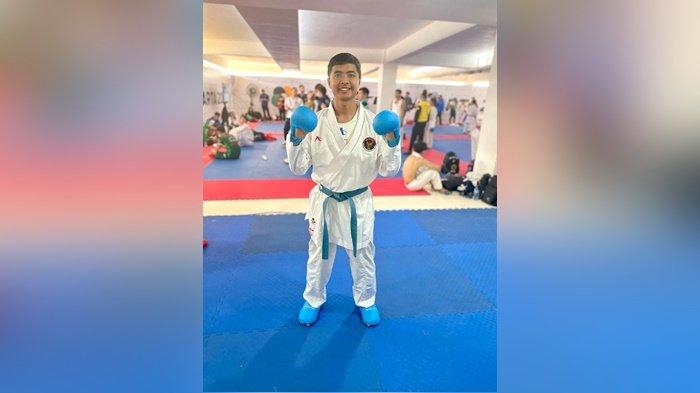 Taklukkan Karateka Banten, Mazlan Sumbang Emas Pertama Bagi Kalsel di Babak Kualifikasi PON XXI