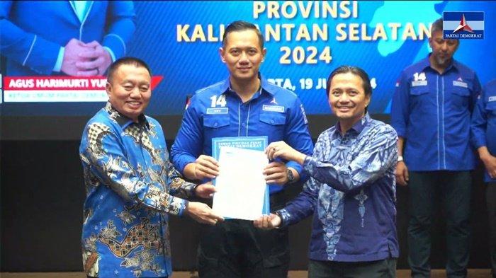 Sah, Muhidin-Hasnuryadi Kantongi SK Demokrat untuk Pilgub Kalsel 2024