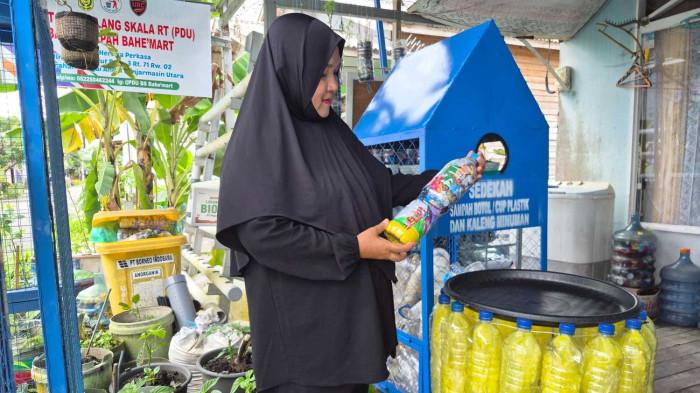 Permudah Pengumpulan Botol Plastik, PDU Sungai Andai Banjarmasin bakal Sebar Tempat Sedekah Sampah