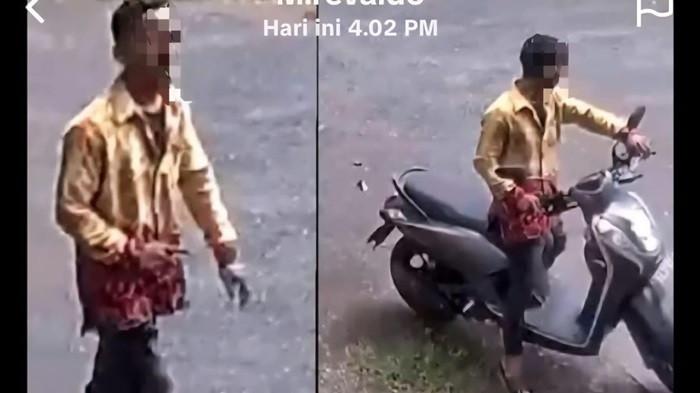 Terekam CCTV Curi Motor Depan Toko di Loktabat Banjarbaru, Pelaku Manfaatkan Kunci tak Dicabut