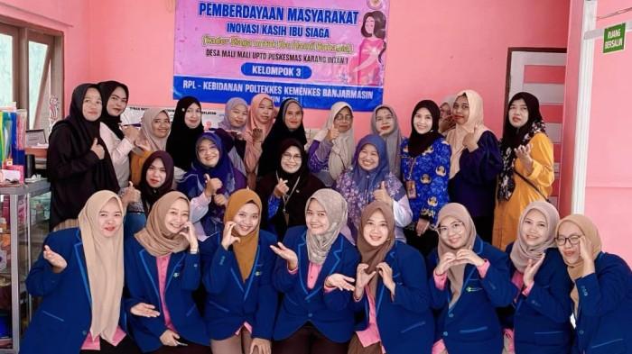 Kader Posyandu di Desa Mali-mali Karang Intan Banjar Dieduksi Penanganan Ibu Hamil