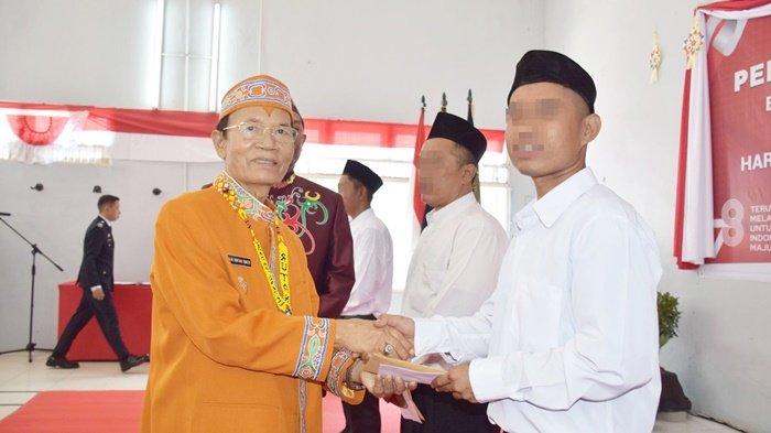 Sebanyak 138 Warga Binaan Rutan Kelas IIB Kuala Kapuas Mendapatkan Remisi
