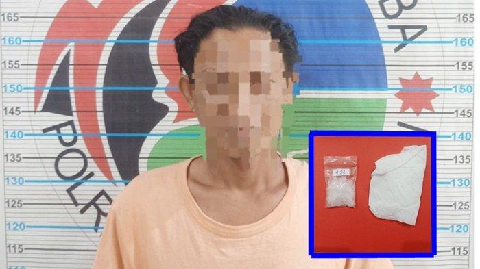Buruh Bangunan Ini Kedapatan Bawa Sabu Terbungkus Tisu di Benua Anyar Banjarmasin