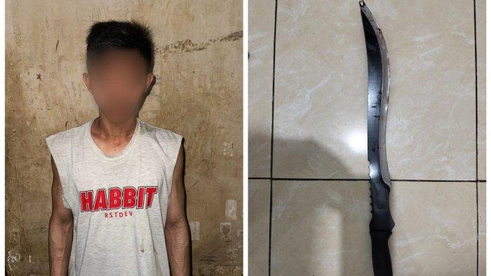 Tidak Terima Ditegur Saat Ribut dengan Istri, Honorer RSD Idaman Banjarbaru Bacok Tetangga