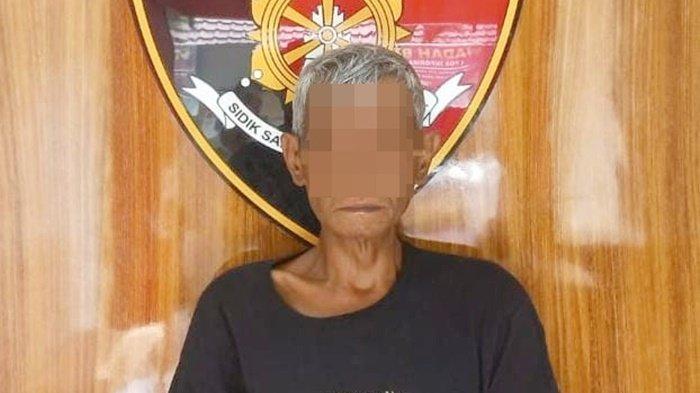 Siram dan Pukuli Istri, Lelaki Gaek Diamankan Satreskrim Polres Tabalong Kalsel