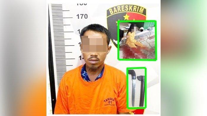Suami yang Tusukkan Badik ke Perut dan Paha Istri Ditangkap Petugas Polsek Simpang Empat Kalsel