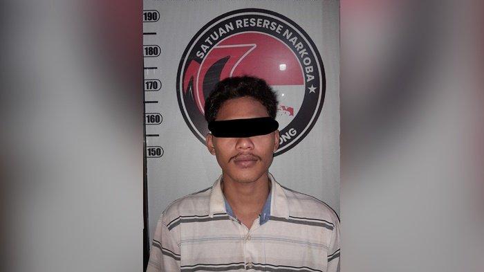 Dibekuk Polisi di Rumah, Pemuda di Tabalong Ini Sembunyikan 13 Bungkus Plastik Berisi Sabu di Plafon