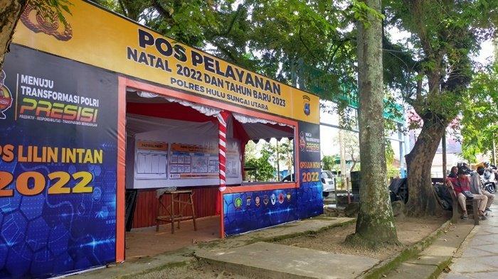 Dukung Operasi Lilin Intan 2022, Polres HSU Siapkan Pos Pelayanan Nataru 2023