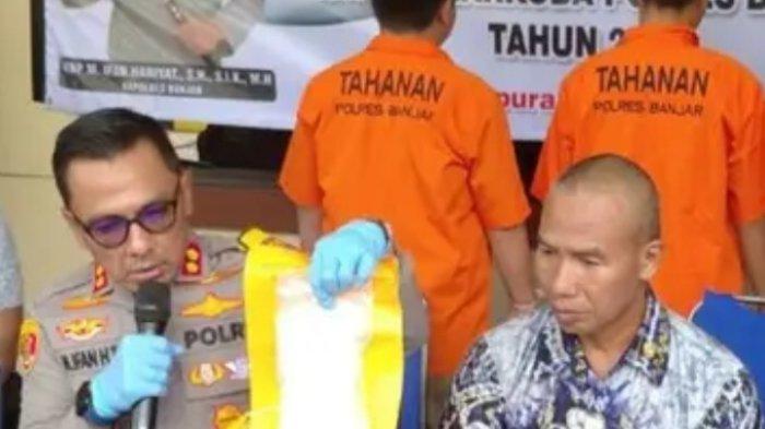 Polres Banjar Gulung Jaringan Narkoba, Ternyata 1 Kg Sabu ditemukan di Kawasan Kelayan A