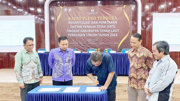 Menjelang Pemilu 2024 - Pemilih di Kabupaten Tapin Bertambah 10 Ribu, KPU se-Kalsel Tetapkan DPT