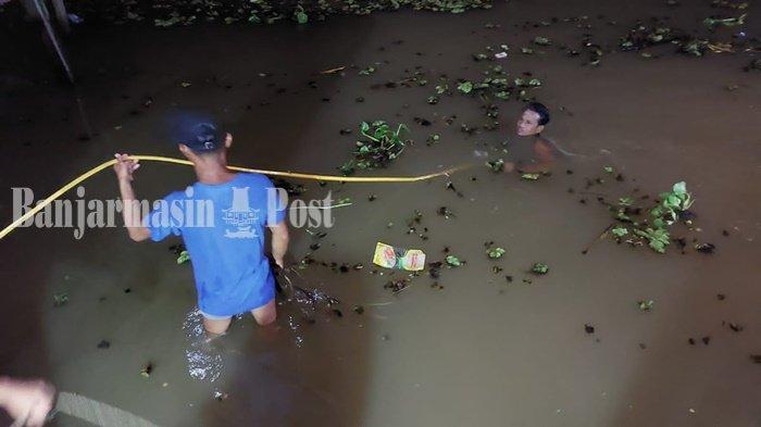 Bocah Tenggelam di Banjarmasin Akhirnya Ditemukan, Paman Korban Lihat Jasad di Eceng Gondok