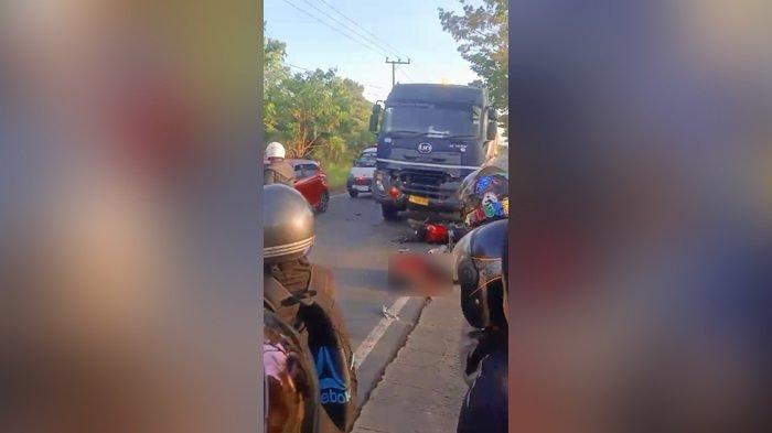 Diduga Ngantuk, Pengendara CBR di Tanahlaut Tewas di Tempat Tabrakan dengan Truk
