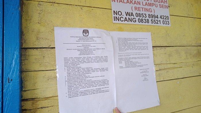 Pasca Dilantik, Kini Giliran PPS di Batola Rekrutmen Pantarlih di 201 Kelurahan dan Desa