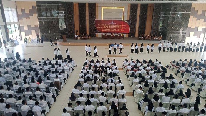 Usai Pelantikan dan Pengambilan Sumpah, 603 PPS Batola Apel Kesiapan Menyukseskan Pemilu 2024