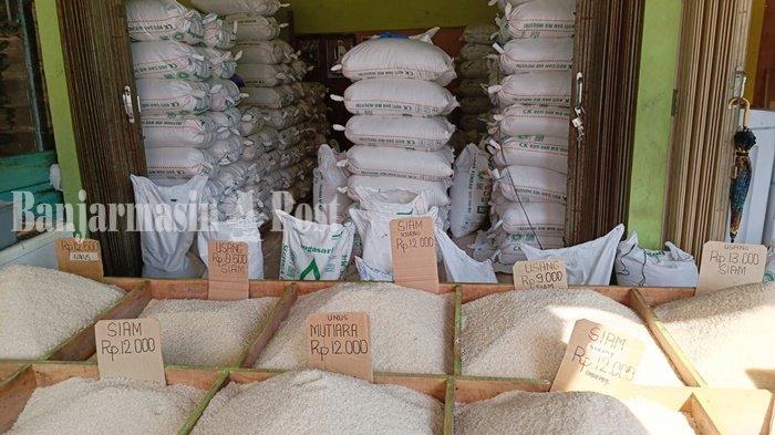 Meroket Tak Terbendung, Ini Daftar Harga Kenaikan Beras Lokal di Kalsel