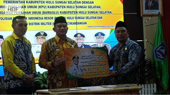 Pemkab HSS Kucurkan Dana Hibah Rp 34,3 Miliar untuk Pilkada, Berikut Rincian Penerimanya