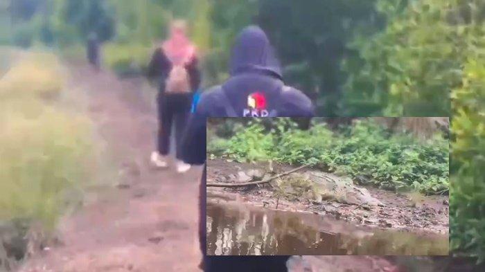 Lewati Medan Berat, Coklit di Desa Betung Kotabaru Pantarlih Harus Susuri Sungai Dihuni Buaya