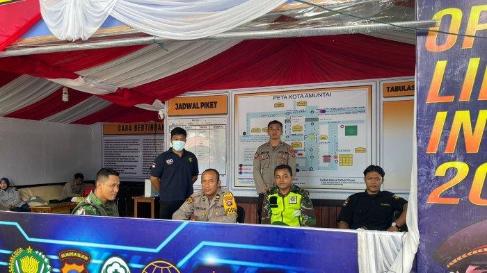Dukung Pengamanan Nataru, Polres HSU Dirikan Dua Pos dan Libatkan Petugas Gabungan