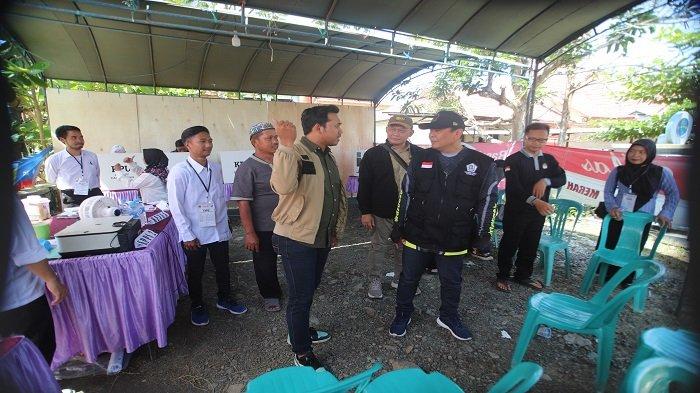 Usai Coblos, Pj Bupati Mujiyat Pantau Pemilu dan Beri Bantuan Korban Puting Beliung di Tinggiran