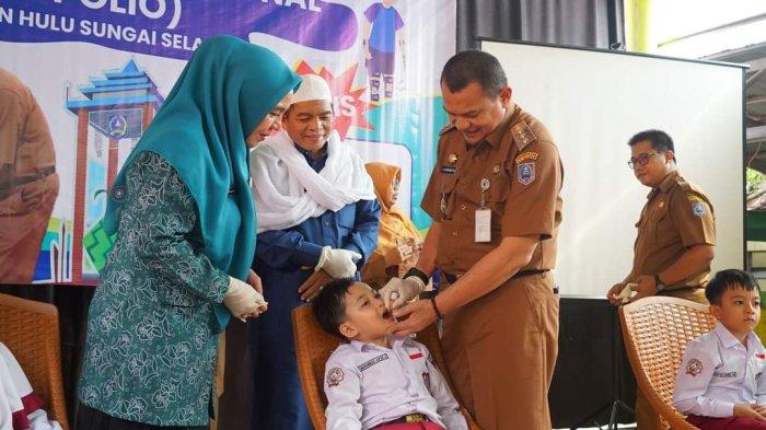 Pemkab HSS Gelar Pekan Imunisasi Polio, Kadinkes Sebut 7.743 Anak Jadi Sasaran untuk Divaksin