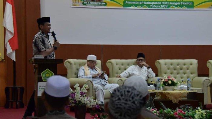 Buka Training Center Peserta MTQ, Hermansyah Ingin Kafilah HSS ke Tingkat Nasional