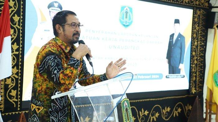 38 SKPD Serahkan Laporan Keuangan, Pj Bupati HSU Ingin WTP Dipertahankan