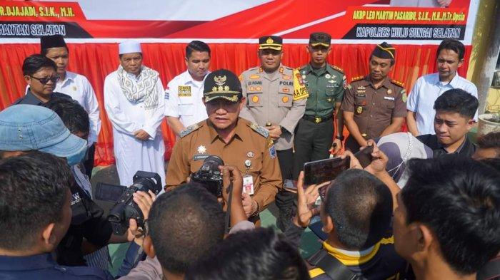 Pj Bupati HSS Hingga Ketua Parpol Tandatangani Deklarasi Pemilu Damai 2024, Digagas Polres