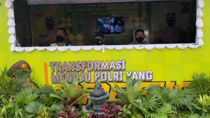 Mudik Lebaran 2022, Polres Tapin Sediakan Pojok Ngopi hingga Servis Motor di Pos Pelayanan