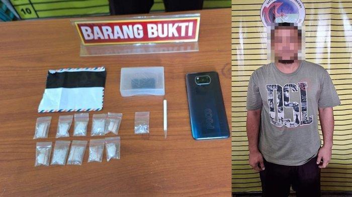 Geledah Pengedar di Jalan, Personel Polres Singkawang Amankan 11 Paket Narkotika Jenis Sabu