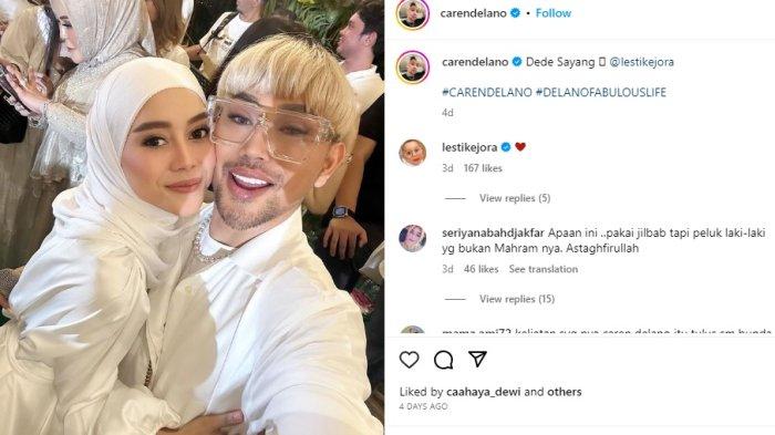 Pose Tempel Pipi Lesti Kejora dengan Pria Lain Jadi Sorotan, Istri Rizky Billar Disentil Soal Muhrim