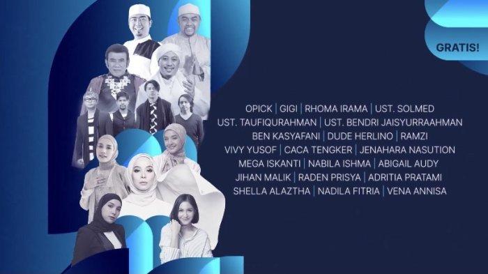 Jadwal dan Jam Tayang Gema Ramadan SCTV 2023, Dimeriahkan Opick, Band Gigi Hingga Dude Harlino