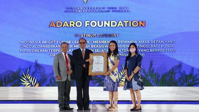 Program Beasiswa Adaro IBFL Raih Penghargaan di Ajang ISDA 2022