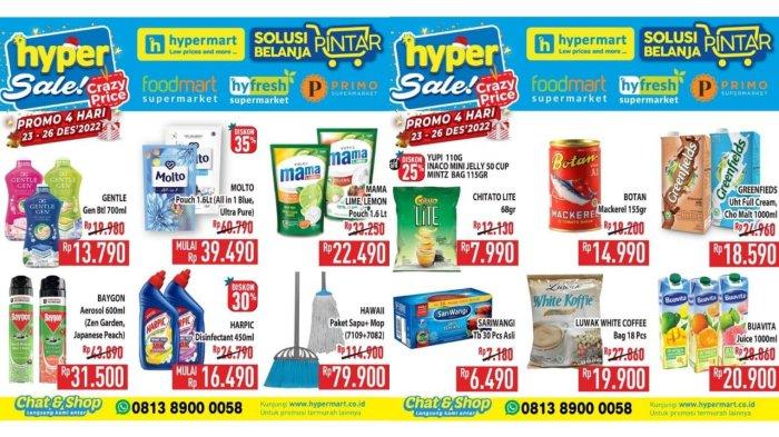 Promo Hypermart Senin 26 Desember 2022, Buruan Belanja Keperluan Sehari-hari Lebih Irit