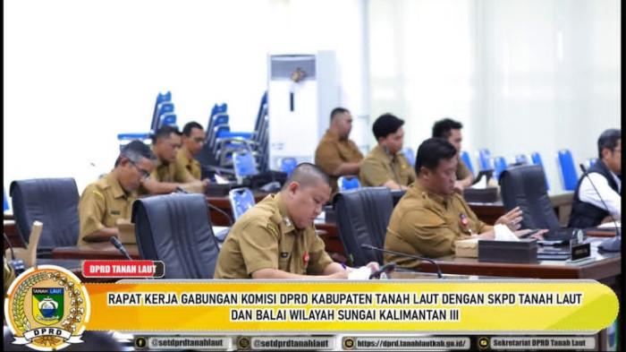RAKER - Rapat Kerja (raker) gabungan komisi DPRD Tala bersama SKPD terkait dan BWS 01