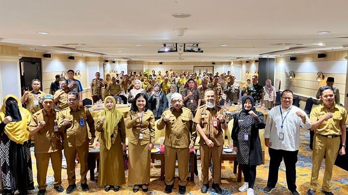 RAPAT KOORDINASI-Suasana ketika  Habib Idrus Al Habsyi, s