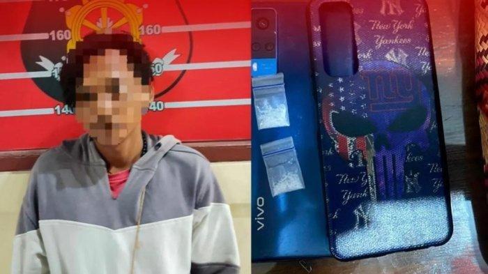 Digeledah Polisi, Pria di Kukar Kaltim Terbukti Sembunyikan Sabu Dalam Tas Rotan