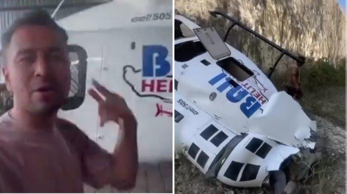 Mirip yang Dulu Dipamerkan Raffi Ahmad, Pemilik Asli Helikopter Bali Helitour yang Jatuh Terungkap