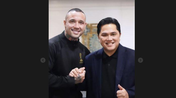 Raffi Ahmad Pajang Foto Radja Nainggolan Jelang RANS FC vs Bhayangkara di Liga 1, Bahas Naturalisasi